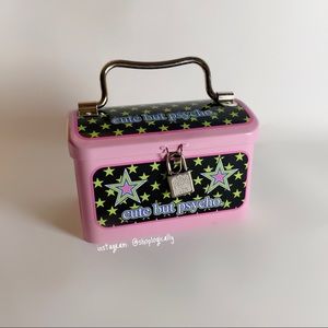 Y2K It’s A Happy Bunny “Cute but Psycho” Metal Tin